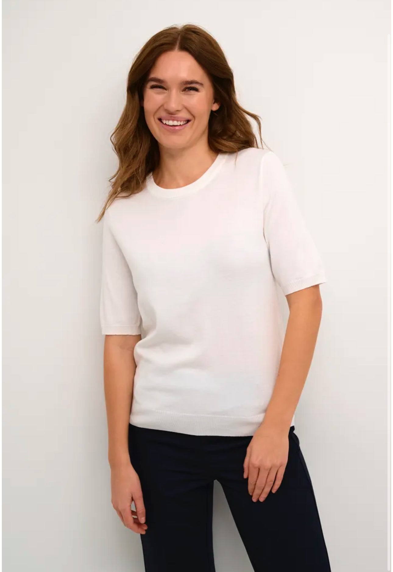 lizza pullover ronde hals chalk