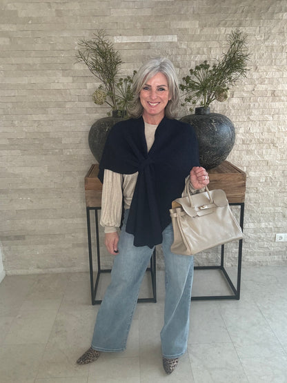 Poncho gina marine onesize